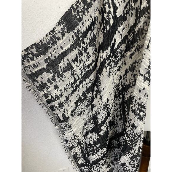 Lane Bryant Sweater Open Textured Fringe Trim Overpiece - Picture 4 of 12